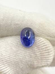 Natural Tanzanite Oval Cabochon: 4.65 Ct Loose Gemstone ...
