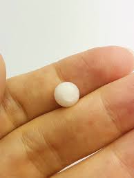 Tridacna White Clam Pearl Loose 7.46mm x 5.6mm No. 31