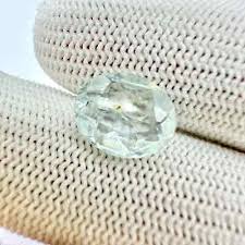 Aqumarine, natural blue aqua gemstone, oval faceted ...