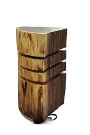 Finished Wood lamp Rustic Log Creations Decorative Pieces ...