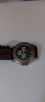 Nautica Vintage Rare Emerald Sunburst Dial Twotone ...
