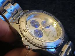 VTG Nautica Day Date Men's Watch Stainless # 08504G New ...