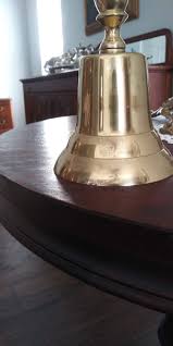 Heavy Brass School Bell, Large, 1980s, Dinner Bell ...