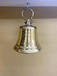 Solid Brass Hanging Bell for Home Temple Door Décor ...