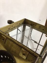 Sold at Auction: VIKING BRASS CARGO LIGHT LANTERN