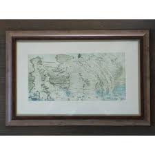 1982 "Rush Hour Blizzard" Abstract Framed New York Cityscape ...