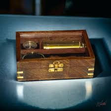 Brass Telescope, Brass Reading Magnifier, Brass Compass in ...