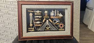 Vintage Sea Nautical Shadow Box Framed 20x15 Wall Decor - Etsy