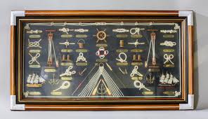 Sold at Auction: Sailing Knots in Shadow Box