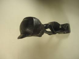 Vintage Hand carved wood sculpture statue african man 13" In ...