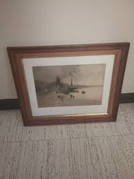19th Century Paul R Koehler Nautical Lithograph Wood Frame Nice International... | eBay