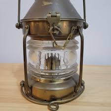 Vintage Nautical Ship Lantern Oil Lamp Maritime Boat Light ...