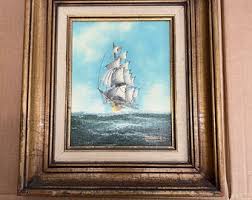 Signed J. James, Clipper Ship on the Ocean, Oil on Canvas ...