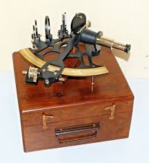 Antique Brass Marine Nautical Sextant Navigational ...