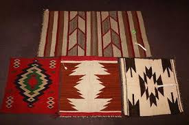 Native American Navajo Chief's Saddle Blanket 1890 1900