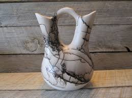 Esterbrook Wedding Vase, Horse Hair Pottery - Made in ...