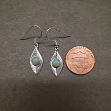 ZZ-104 | Dainty Turquoise Dangle Earrings, Southwestern ...