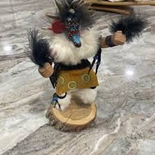 Native American Navajo Angry Kachina Doll Artisan Signed ...