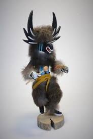 Navajo Kachina / Katsina Doll, hand carved Father Crow ...