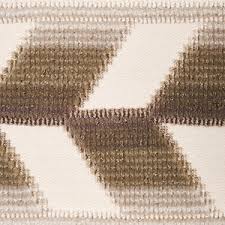 Schumacher Chevron Strie Velvet Tape Stone | Fabric Bistro | Columbia | South Carolina