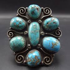 HUGE Vintage George Kee NAVAJO Sterling and ...