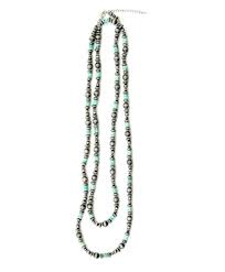 West & Co Faux Navajo Pearls with Turquoise Colored Beads ...