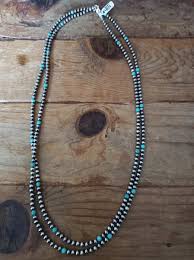 Authentic Navajo Pearl and Kingman Turquoise 56 inch ...