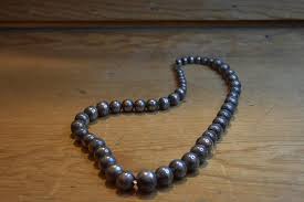 Vintage Mexican Taxco Sterling Silver Beaded Necklace - Etsy