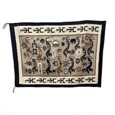 Esther Etcitty, Rug, Kokopelli Pictorial, Navajo, 57" x 45 ...