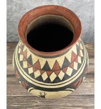 Sold at Auction: Museum Quality Zia Pueblo Olla Indian Pot