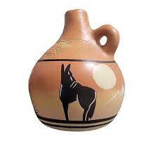 Lyn Navajo Pottery Vase Roughly 6" Tall | eBay