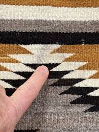 Navajo Rug, Chinle Banded Classic Revival ca 1930-1950, 54" x 33" Hand spun | eBay