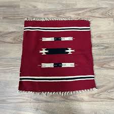 Vintage Chimayo Native American Southwest New Mexico Style Rug Throw 19.5 X 18.5 | eBay