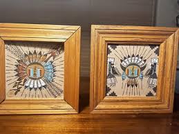 Vintage Hand Made Navajo / Sioux Native American Indian Sand ...