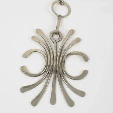 Mid Century Space Age Stainless Steel Modernist Wire Collar ...