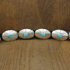 Sterling Silver and Turquoise Concho Belt | Mac's Indian Jewelry
