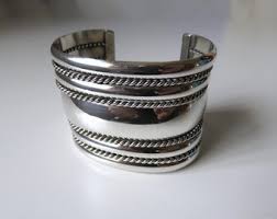 Vintage Navajo Sterling Silver Large Bangle Cuff Twist Rope Design by the Tahe Family of Silversmiths 83.6 Grams - Etsy Denmark