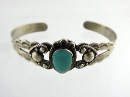 Southwestern Sterling Silver Turquoise Cuff Bracelet Multi Motif 6.5 Inch 13.9g | eBay