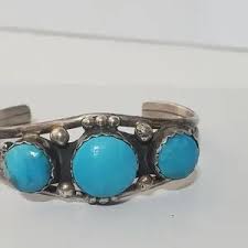 Fred Peters | Jewelry | Fred Peters Navajo Turquoise Bracelet Sterling Silver Native American | Poshmark