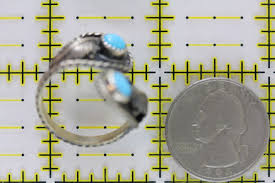 VINTAGE INDIAN NATIVE AM STERLING SILVER 925 TURQUOISE RING STRONG 9.5 | eBay