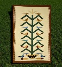 5x8 Ft Alluring Birds Tapestry Handwoven Wool Navajo Rug ...