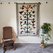 Handmade Navajo-inspired Dhurrie Rug - Tree of Life | Waasi ...