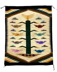 Karen Tom, Navajo Tree of Life, Handwoven, 33" x 40" – Perry ...
