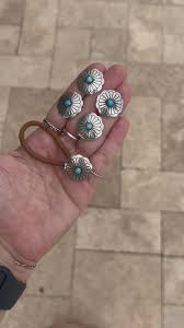 Concho Studs – DC Silver Bones