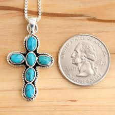 Holy Cross Turquoise Pendant, Mexican Turquoise Pendant ...