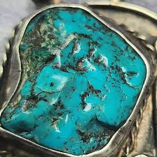 Navajo Turquoise Pendant Signed Vintage Sterling Silver - Etsy