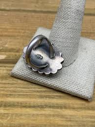 Vintage Sterling Silver Southwestern Turquoise Ring Size 5.5 ...