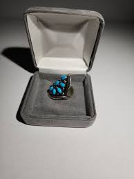 Navajo Native American Kingman .925 Ring Size 6 | eBay