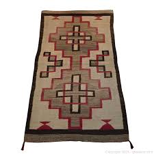 Vintage Native American Navajo Rug, Brown/Beige/Red Auction | Gleaton's, Metro Atlanta Auction Company, Estate Sale & Business Marketplace