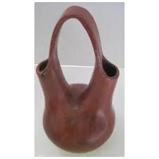 Navajo Wedding Vase - Signed Michelle Williams - 10 1/2" Tall. For Sale at Ruby Lane